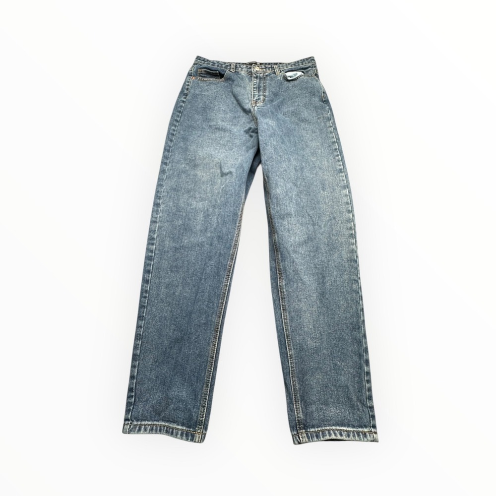 PrettyLittleThing Jeans Womens 10‎ Blue Mom High Waisted Relaxed Fit Denim